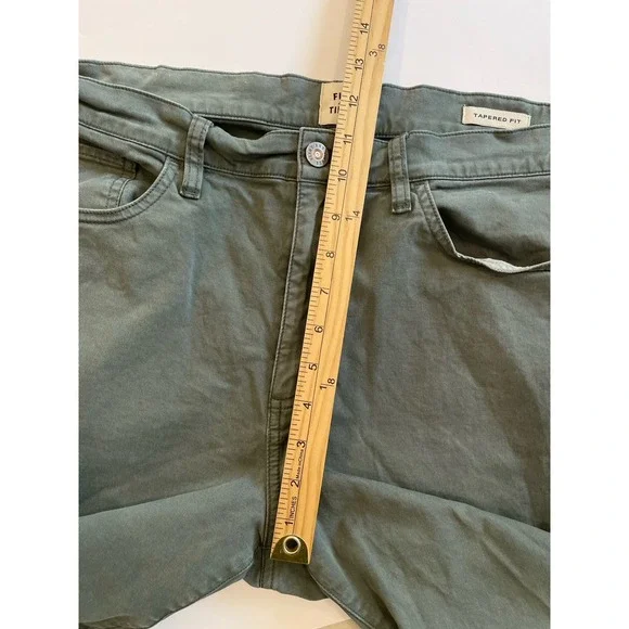 Flint and Tinder 365 Tapered Fit Pants Mens 34x32(29"L) Green/Gray Stretch Twill - Picture 9 of 10